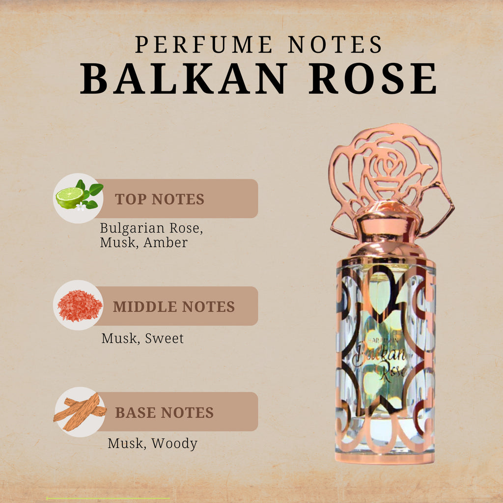 Balkan Rose Perfume Oil 10ml