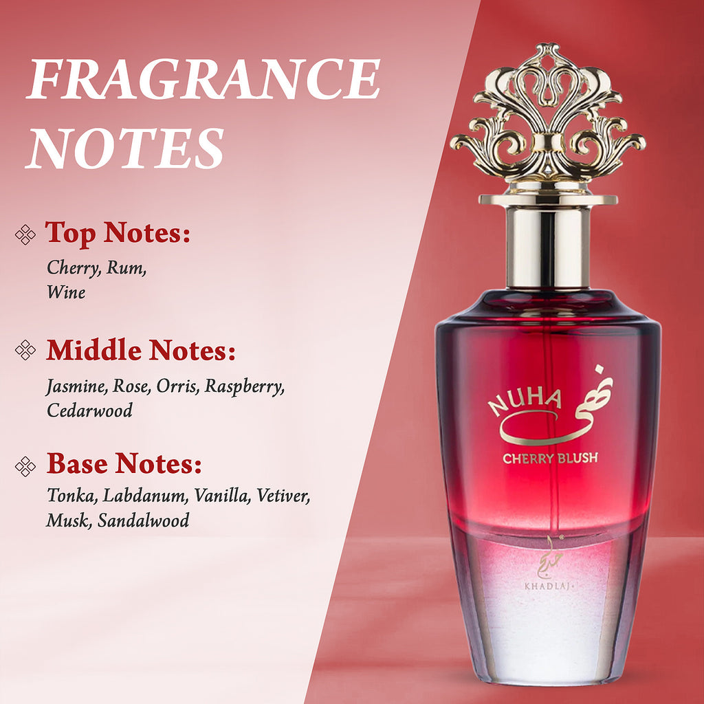 Nuha Cherry Blush Eau de Parfum 85ml