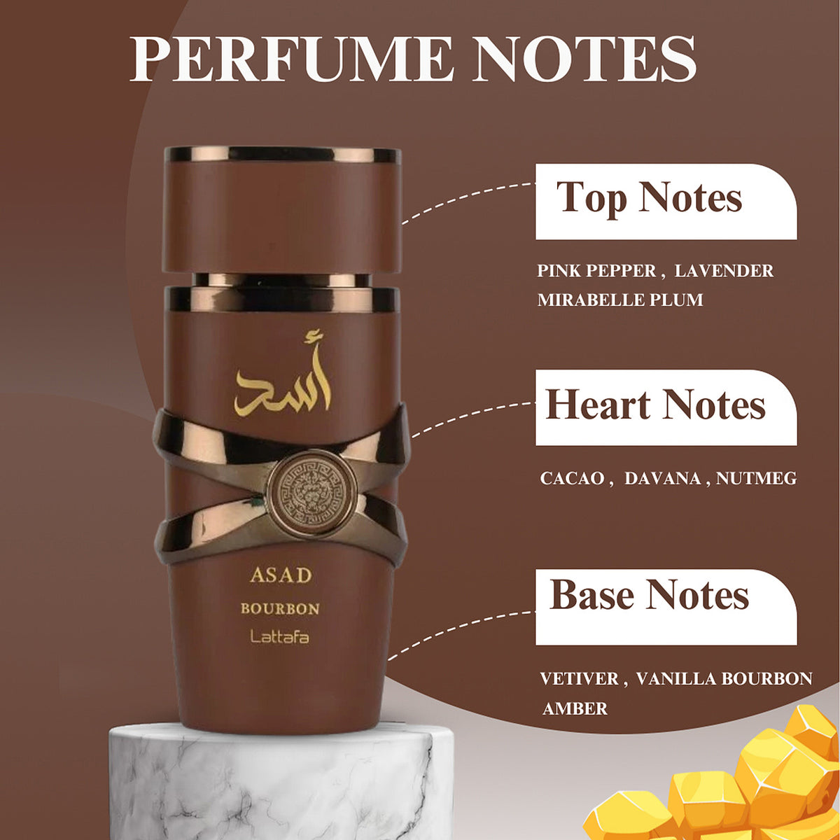 Asad Bourbon Eau De Parfum 100ml