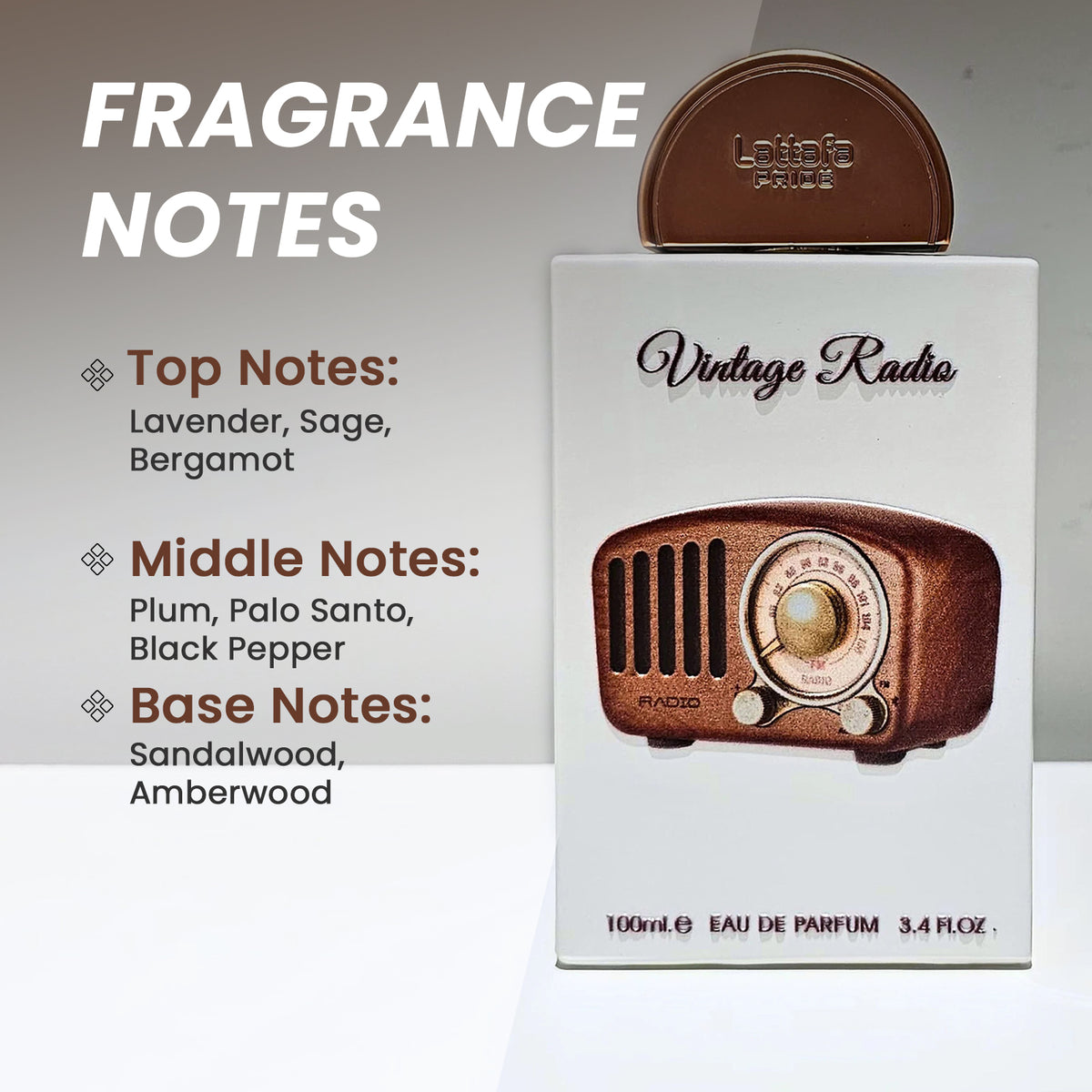Vintage Radio Eau de Parfum 100ml