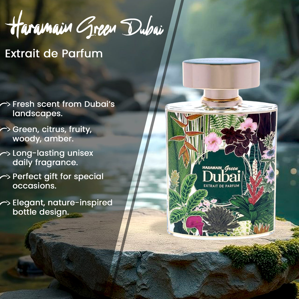 Haramain Green Dubai Extrait de Parfum 100ml