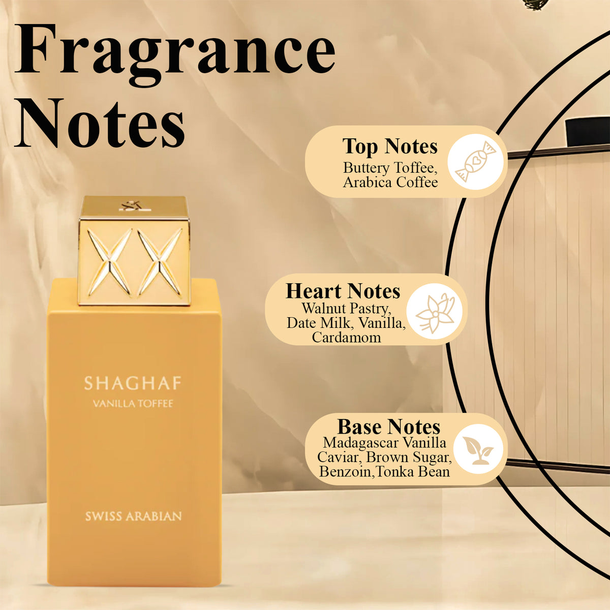 Shaghaf Vanilla Toffee Eau de Parfum 100ml