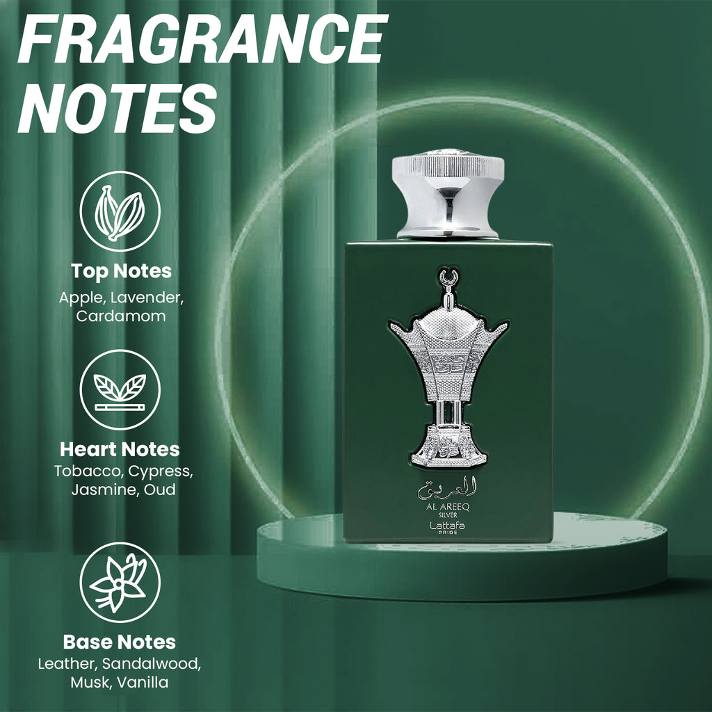 Al Areeq Silver Eau De Parfum 100ml