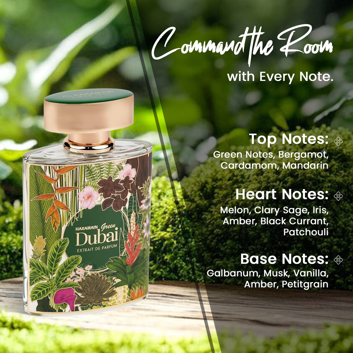 Haramain Green Dubai Extrait de Parfum 100ml