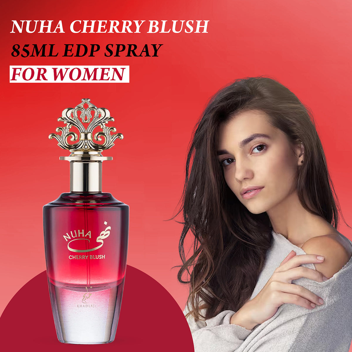 Nuha Cherry Blush Eau de Parfum 85ml