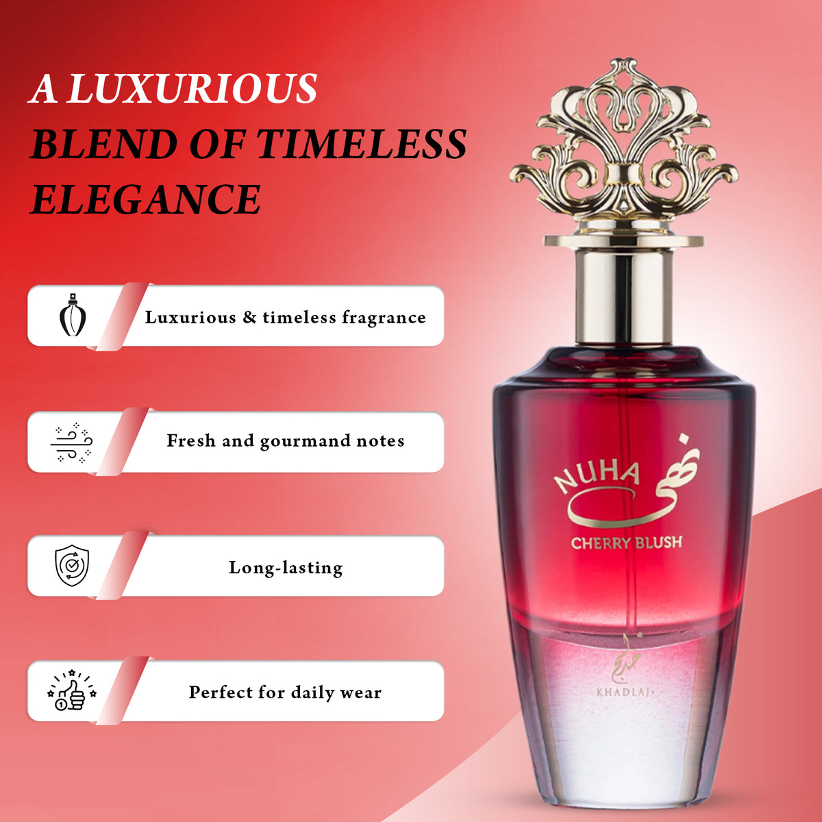 Nuha Cherry Blush Eau de Parfum 85ml