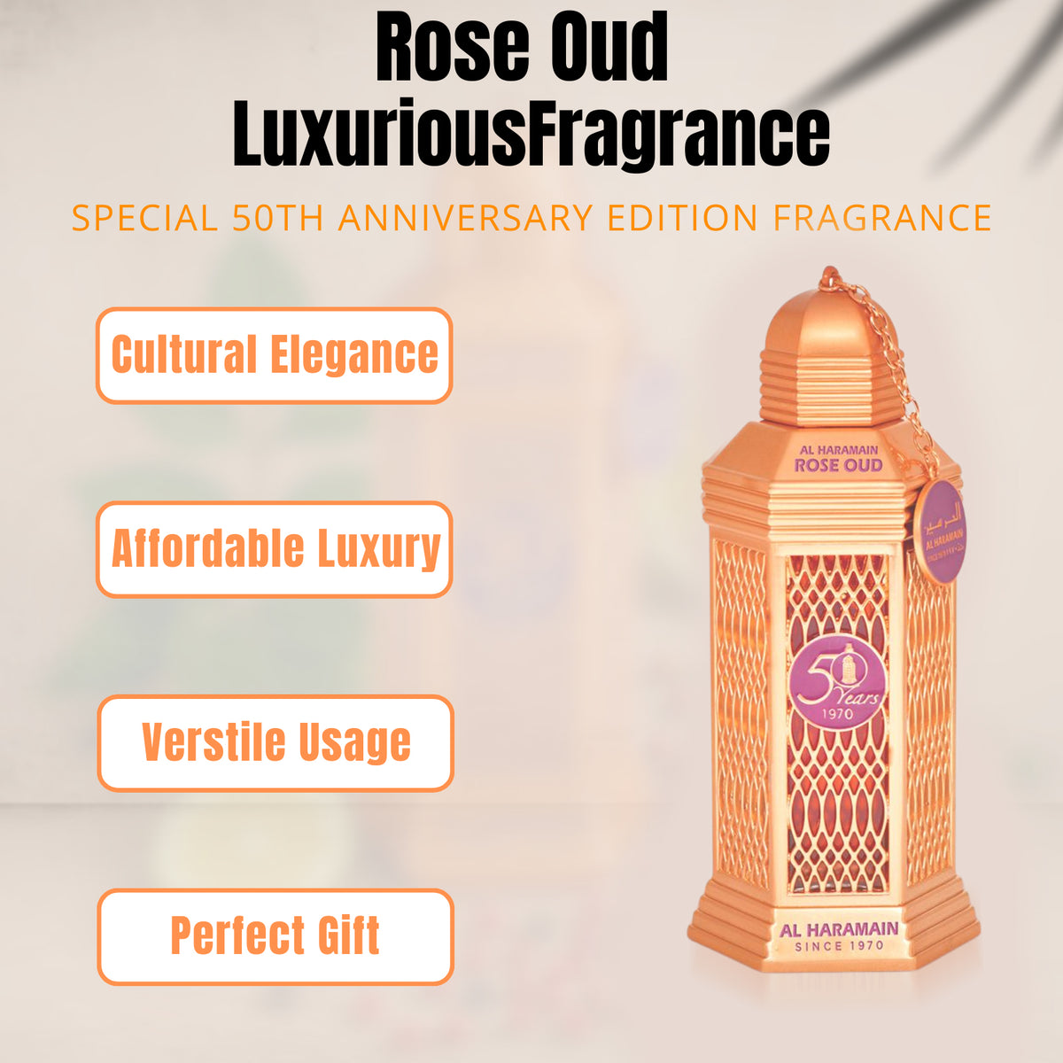 50 Year Anniversary Rose Oud Eau de Parfum 100ml