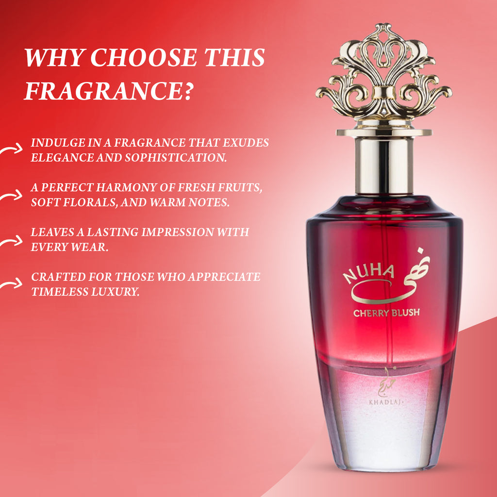Nuha Cherry Blush Eau de Parfum 85ml