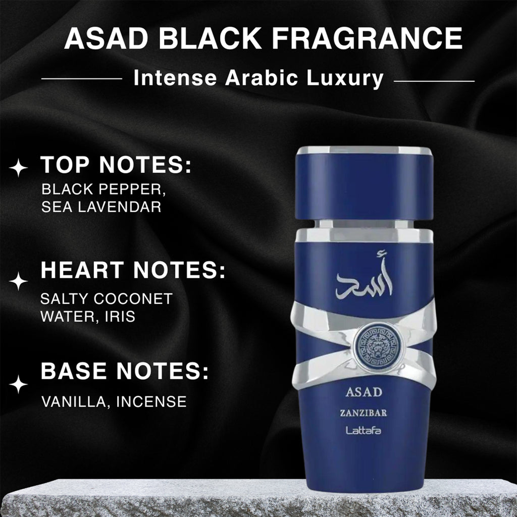 Asad Zanzibar Eau de Parfum 100ml
