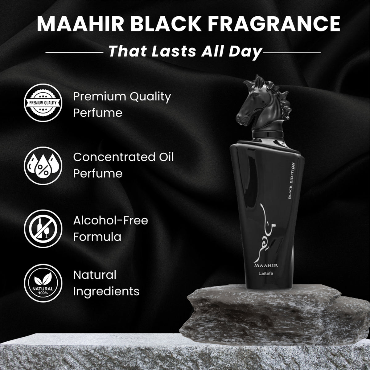 Maahir Black Edition Eau De Parfum 100ml