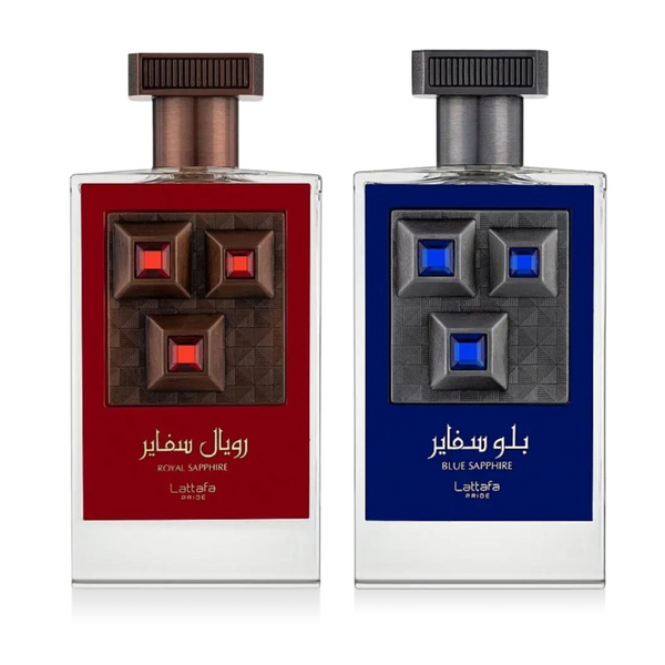 Royal Sapphire & Blue Sapphire Eau de Parfum 100ml | Luxury Unisex Fragrance Duo
